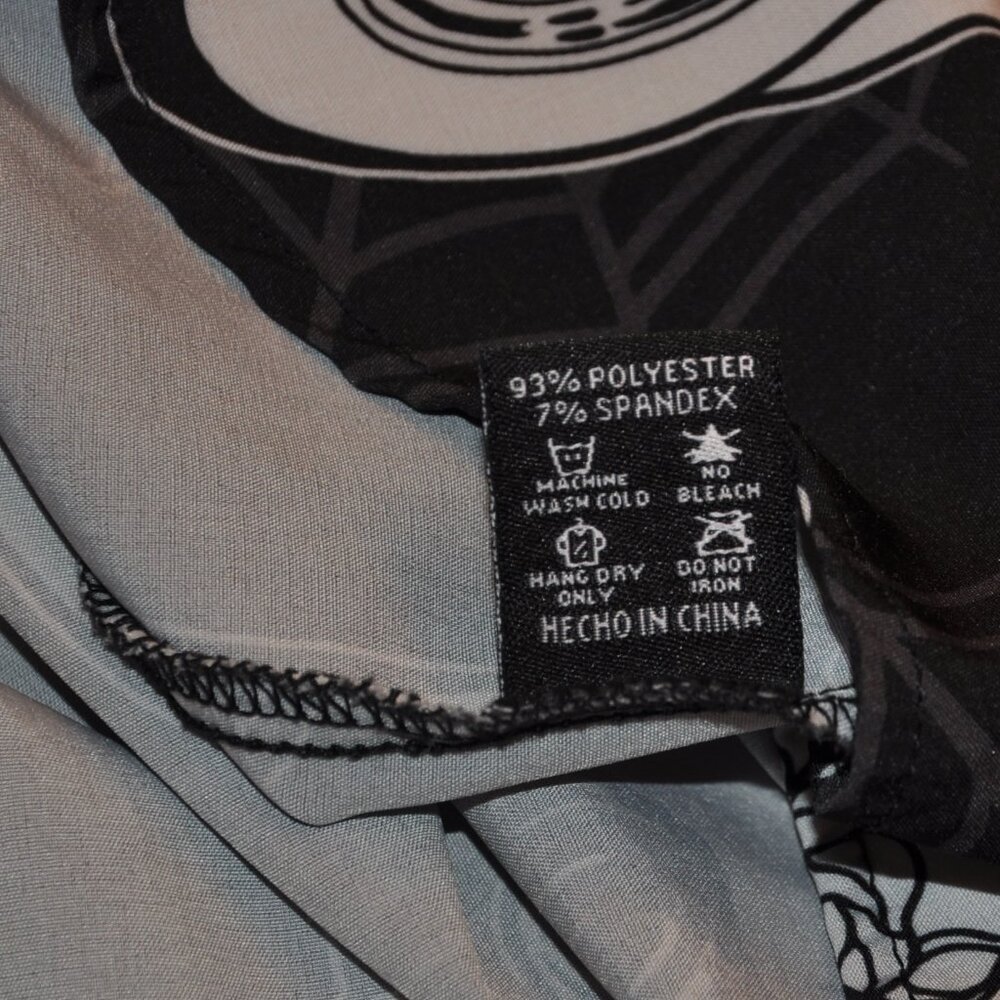 Dixxon Flannel Co Rat Rod Short Sleeve Button-up Top Shirt All Over Print S - Picture 8 of 8